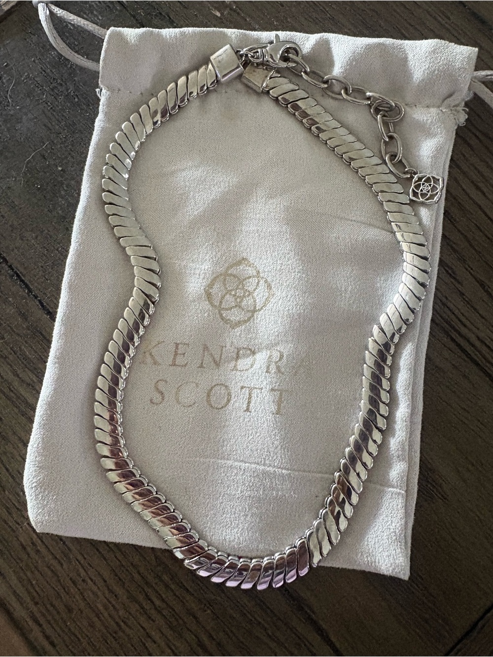 Kendra Scott Silver Chain Necklace - Picture 2 of 3